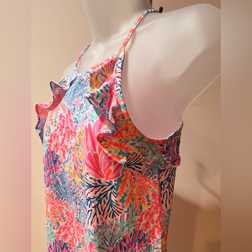 NWOT NEW Lilly Pulitzer Billie Tank Top Color Multi Splashdance Size XXS - Picture 5 of 11